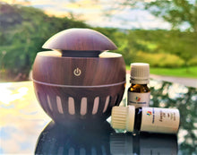 Load image into Gallery viewer, Dark Wood Finish Electric Diffuser