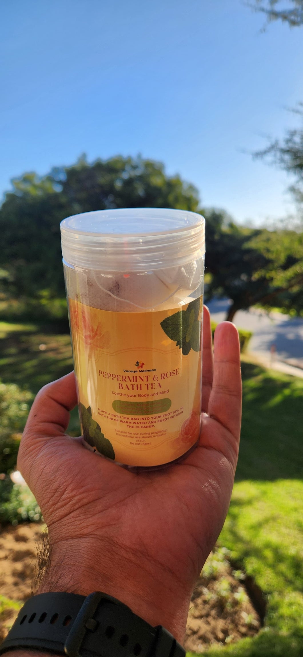Bath Tea: Peppermint and Rose